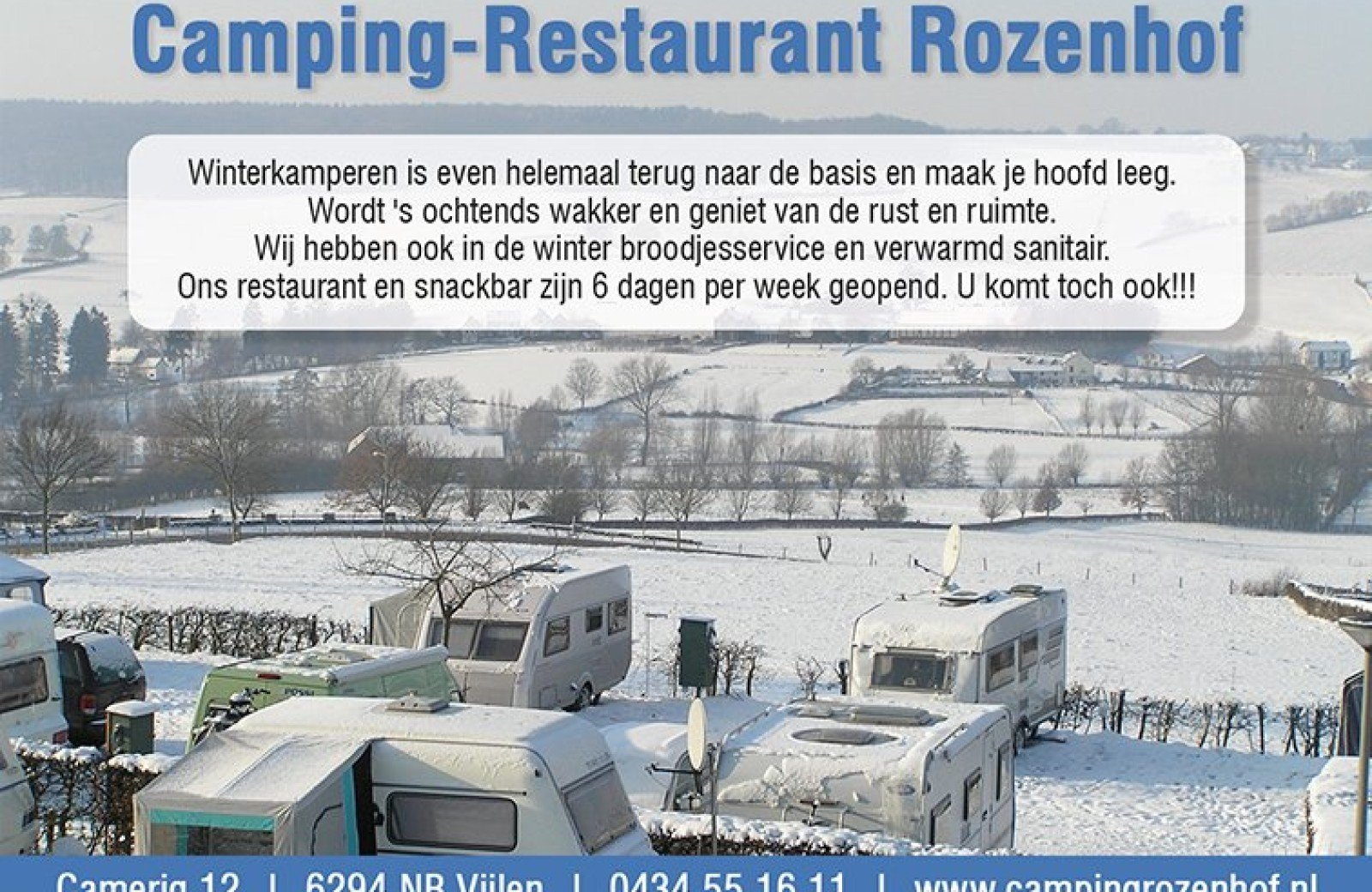 Winterkamperen Limburg